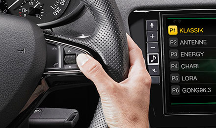 Skoda Octavia 3 Steering Wheel Remote Control Buttons X902D-OC3