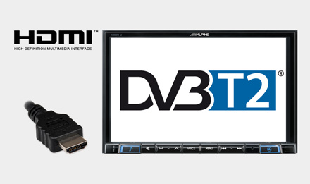 TUE-T220DV - Mobile Digital TV Receiver (DVB-T2) features HDMI output